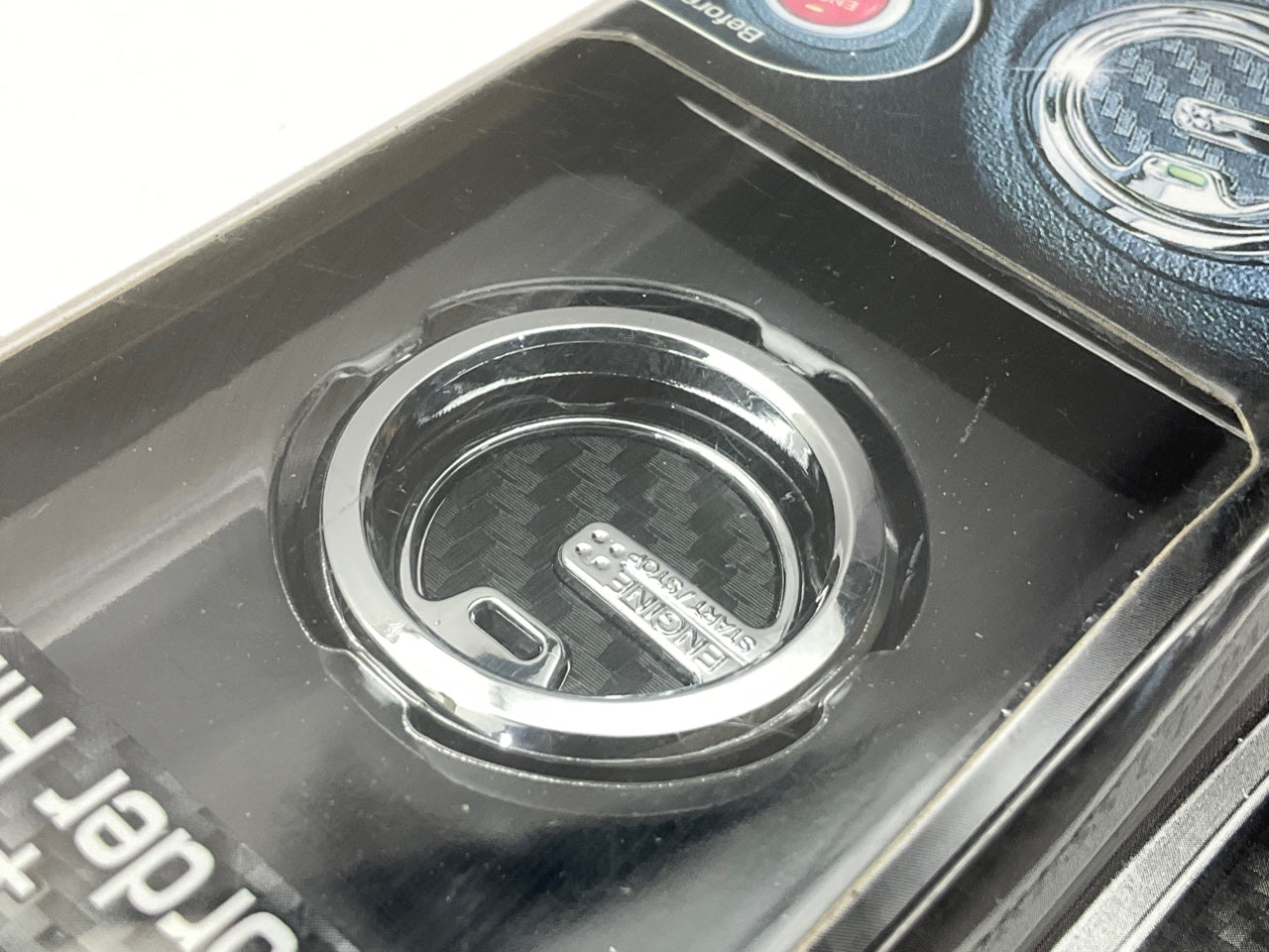 Car Mate DZ197A Engine Start/Stop Button + Border Ring Dress Up For Most Hondas