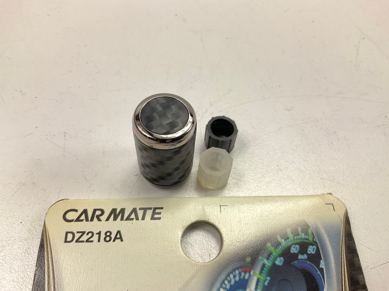 Car Mate DZ218A Universal BLACK CHROME Trip Meter Knob .2-.28'' (5-7mm)