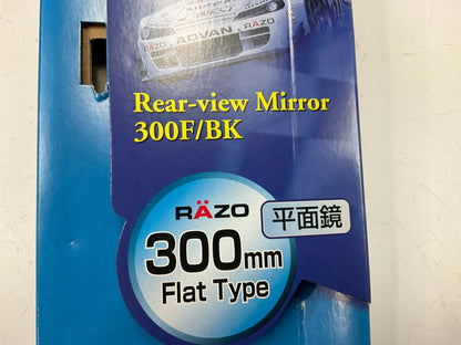 Car Mate RG22 Clip-on 12'' Mirror - Flat Wide Rear View Safety Mirror, Universal