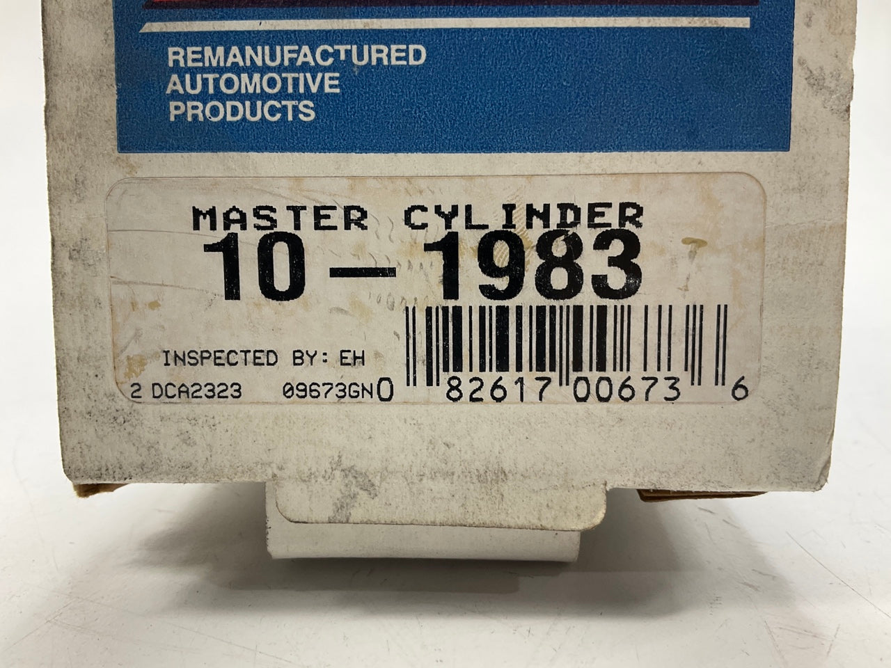 REMAN. Cardone 10-1983 Brake Master Cylinder
