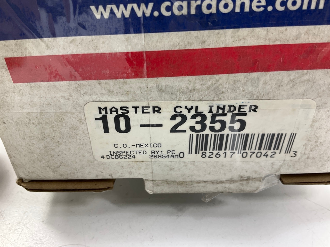 REMAN. Cardone 10-2355 Brake Master Cylinder