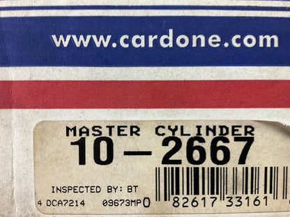 REMAN. Cardone 10-2667 Brake Master Cylinder