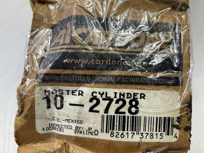 REMAN. Cardone 10-2728 Brake Master Cylinder M390245, F131469, F131469