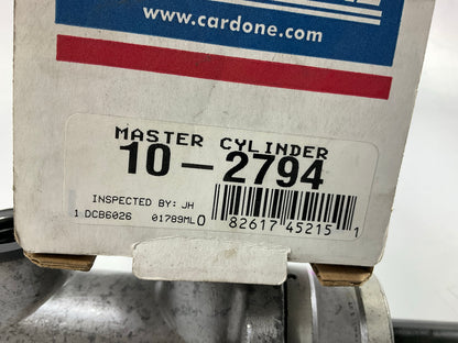 REMAN. Cardone 10-2794 Brake Master Cylinder