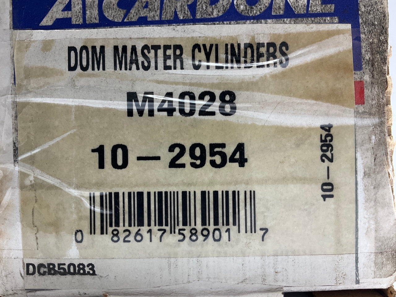 REMAN. Cardone 10-2954 Brake Master Cylinder