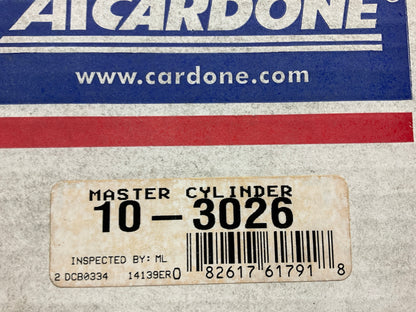 REMAN. Cardone 10-3026 Brake Master Cylinder For 1997 Cadillac Catera