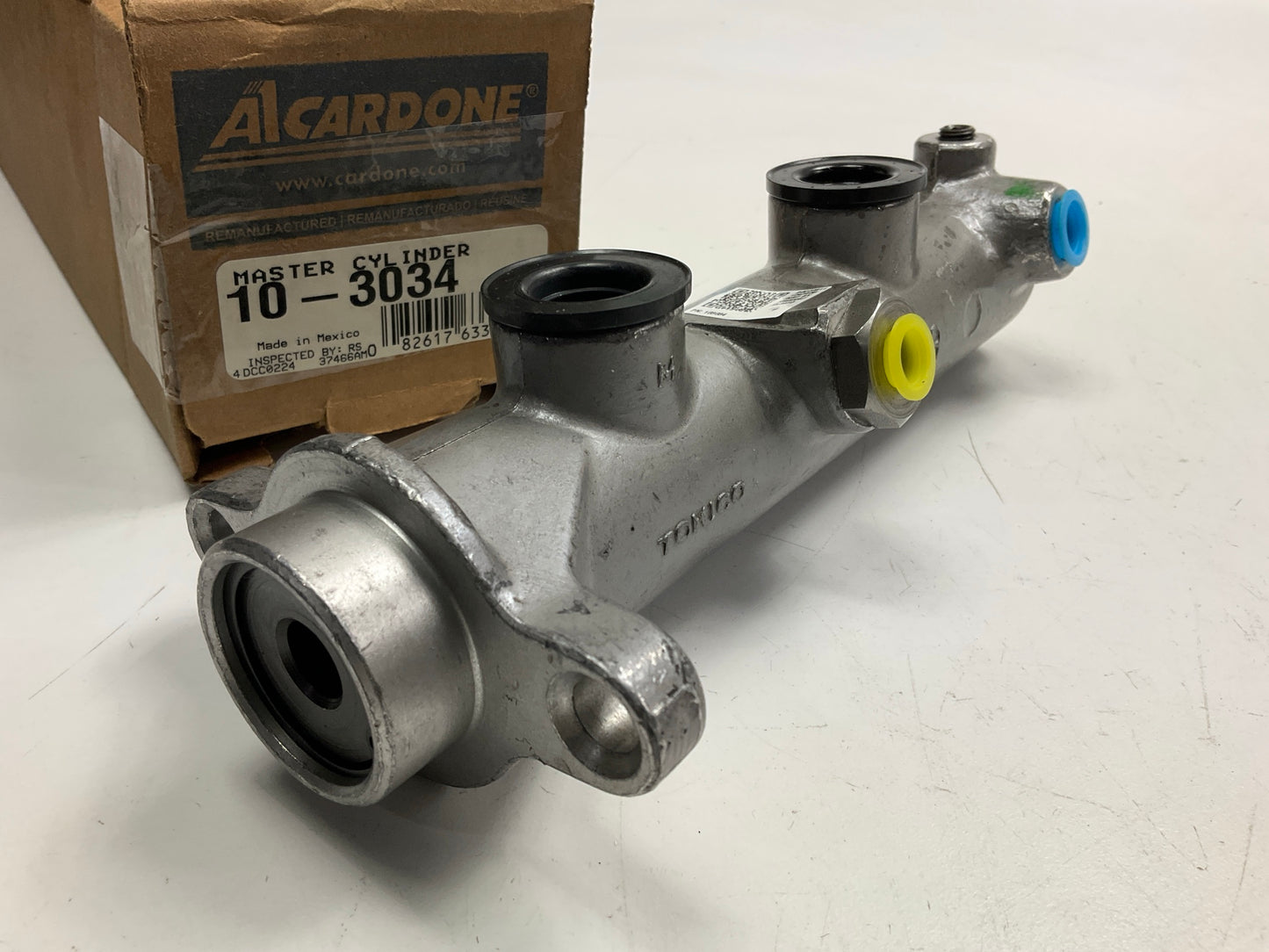 REMAN. Cardone 10-3034 Brake Master Cylinder (WITHOUT RESERVOIR)