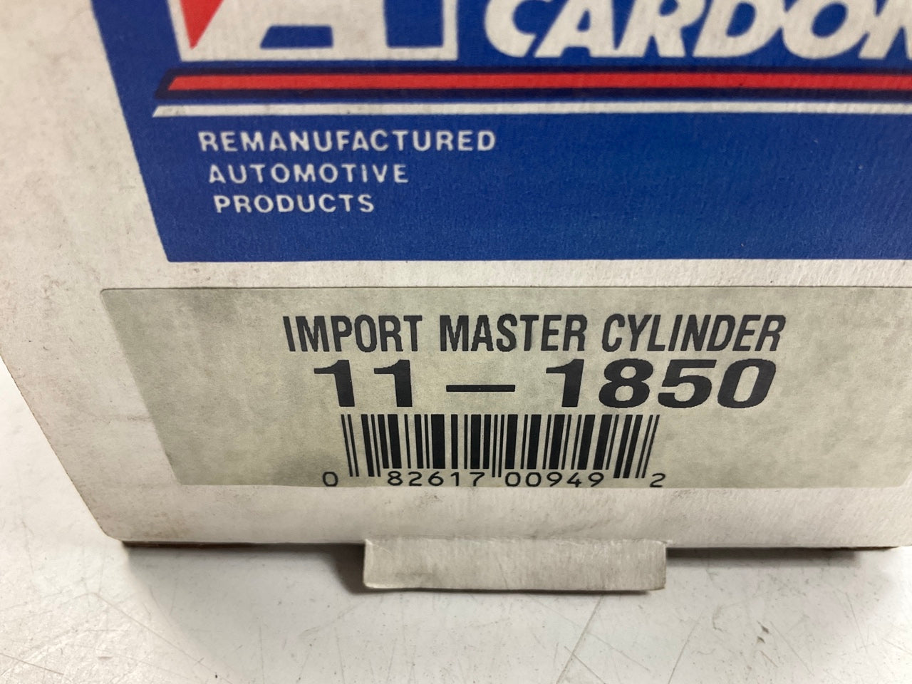 REMAN. Cardone 11-1850 Brake Master Cylinder