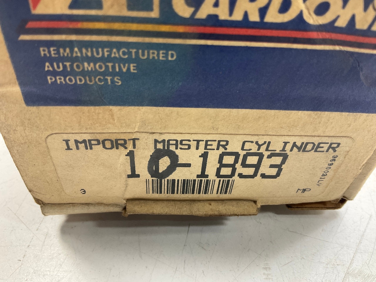 REMAN. Cardone 11-1893 Brake Master Cylinder For 1980-1982 Toyota Corolla