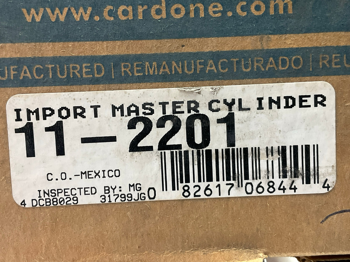 REMAN. Cardone 11-2201 Brake Master Cylinder For 1987-1988 Acura Legend
