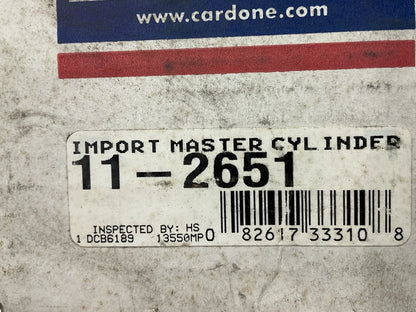 REMAN. Cardone 11-2651 Brake Master Cylinder For 1993-1997 INFINITI J30
