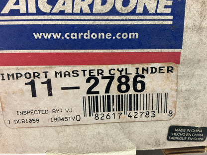 REMAN. Cardone 11-2786 Brake Master Cylinder
