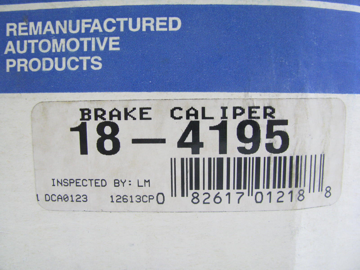 Cardone 18-4195 Remanufactured Disc Brake Caliper - Front Left