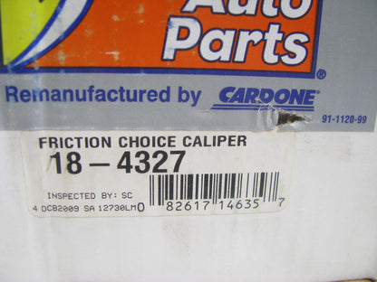 Cardone 18-4327 Remanufactured Disc Brake Caliper - Rear Right