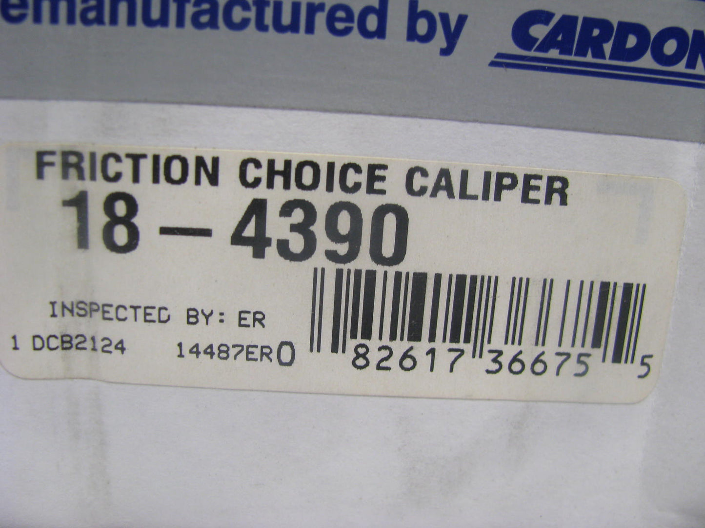 Cardone 18-4390 Remanufactured Disc Brake Caliper - Front Right