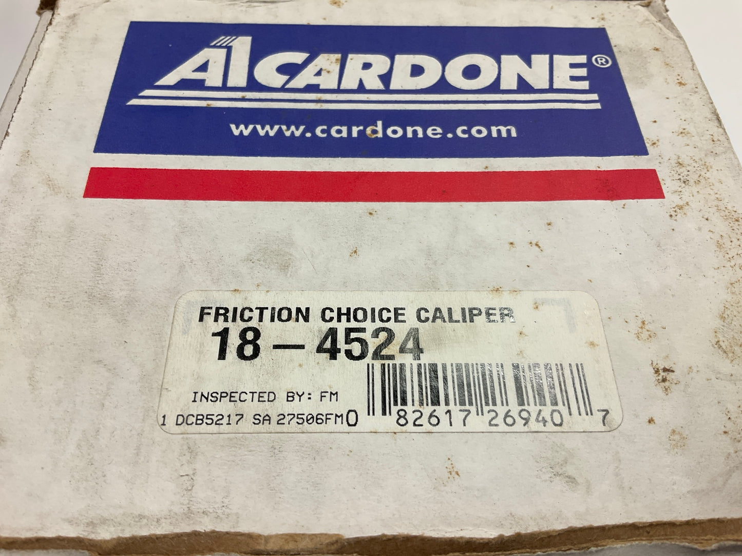 REMAN. Cardone 18-4524 Rear Right Brake Caliper