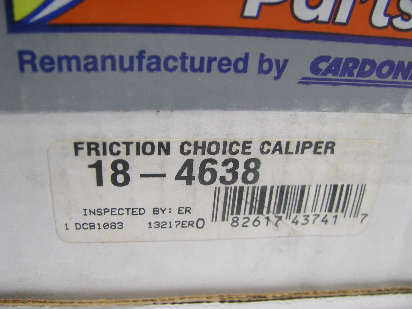 Cardone 18-4638 Remanufactured Disc Brake Caliper - Front Left