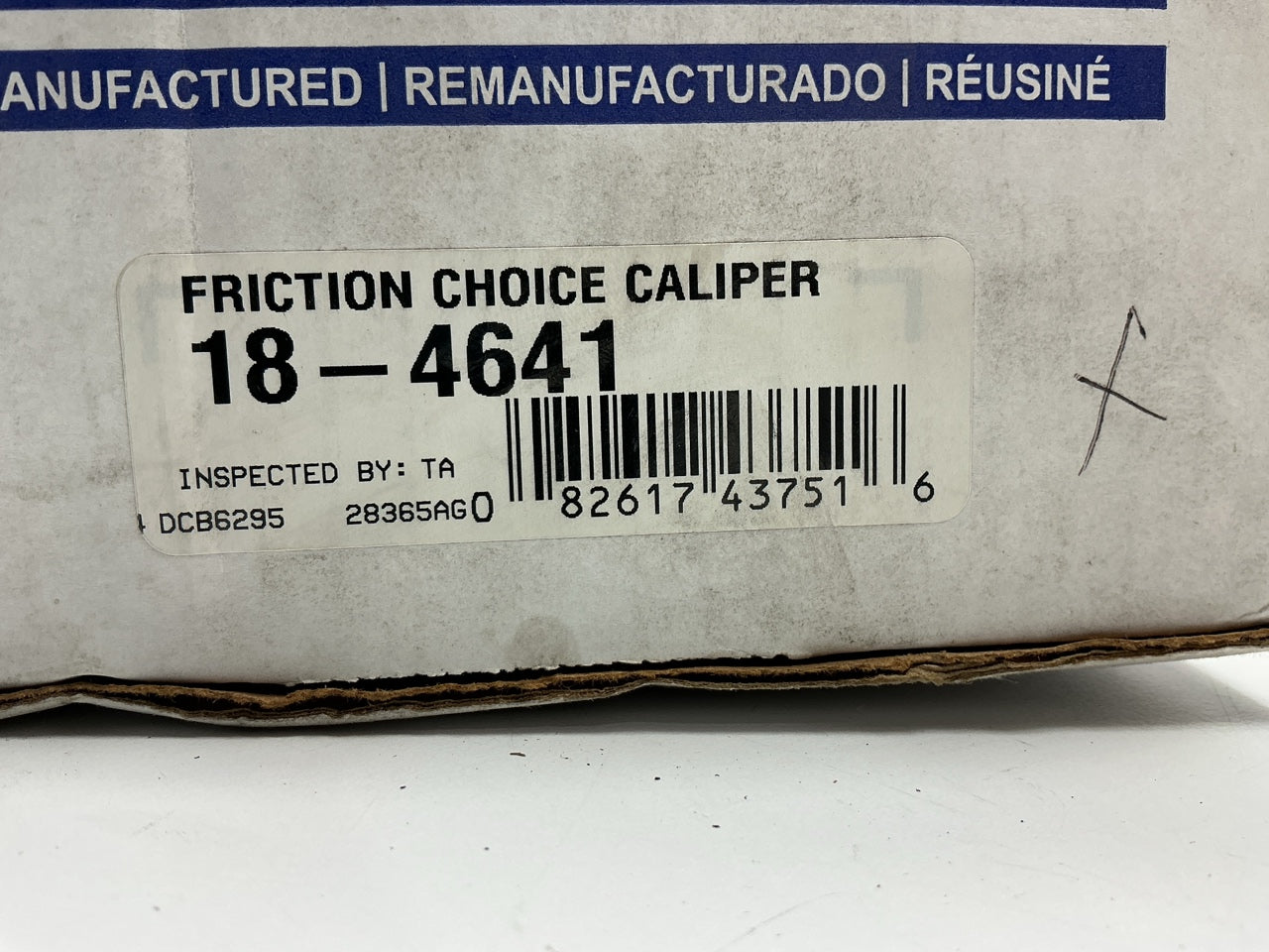 Cardone 18-4641 Rear Left Disc Brake Caliper For 1997 Cadillac Catera - REMAN