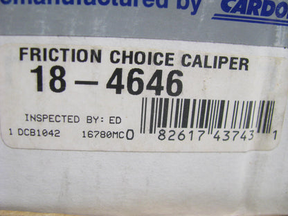 Cardone 18-4646 Remanufactured Disc Brake Caliper - Front Left