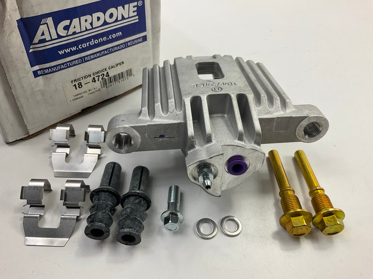 REMAN. Cardone 18-4724 Rear Left Drivers Side Disc Brake Caliper