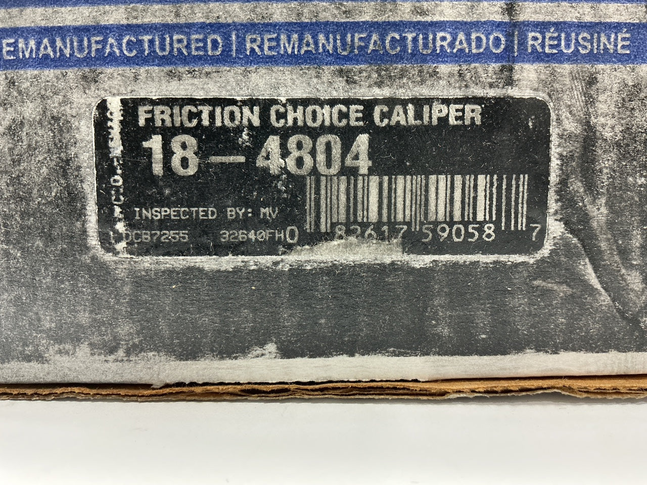 REMAN. Cardone 18-4804 Rear Left Brake Caliper