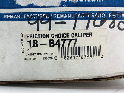 Missing Hardware - REMAN. Cardone 18-B4777 Front Right Brake Caliper