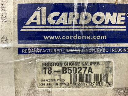 Missing Hardware - REMAN. Cardone 18-B5027A Front Right Brake Caliper
