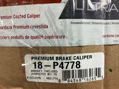 REMAN. Cardone 18-P4778 Front Left Disc Brake Caliper 6L8Z2B121BA, 5L8Z2B121AC