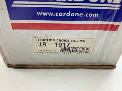 Missing Hardware - REMAN. Cardone 19-1917 Rear Right Brake Caliper