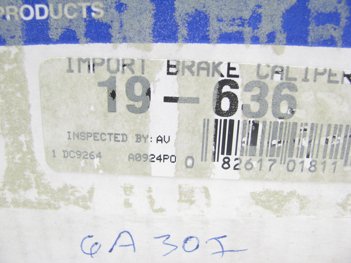 REMAN. Cardone 19-636 Front Right Brake Caliper For 1984-1985 BMW 318i