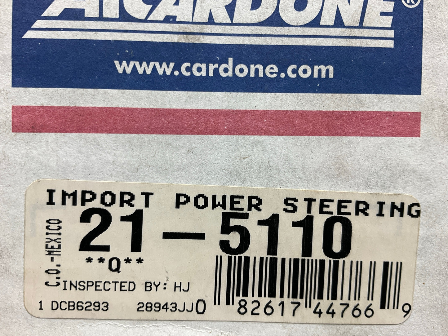 REMAN. Cardone 21-5110 Power Steering Pump For 1996-1998 Hyundai Sonata 3.0L V6