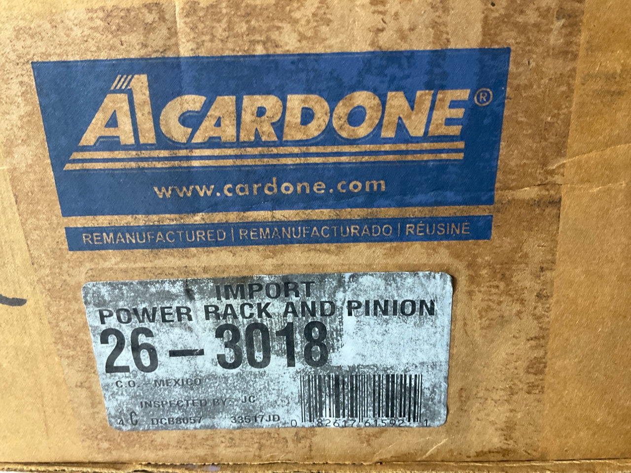 REMAN. Cardone 26-3018 Power Steering Racks & Pinion Unit For 2000-2006 Sentra