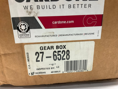 REMAN. Cardone 27-6528 Steering Gearbox Gear Box