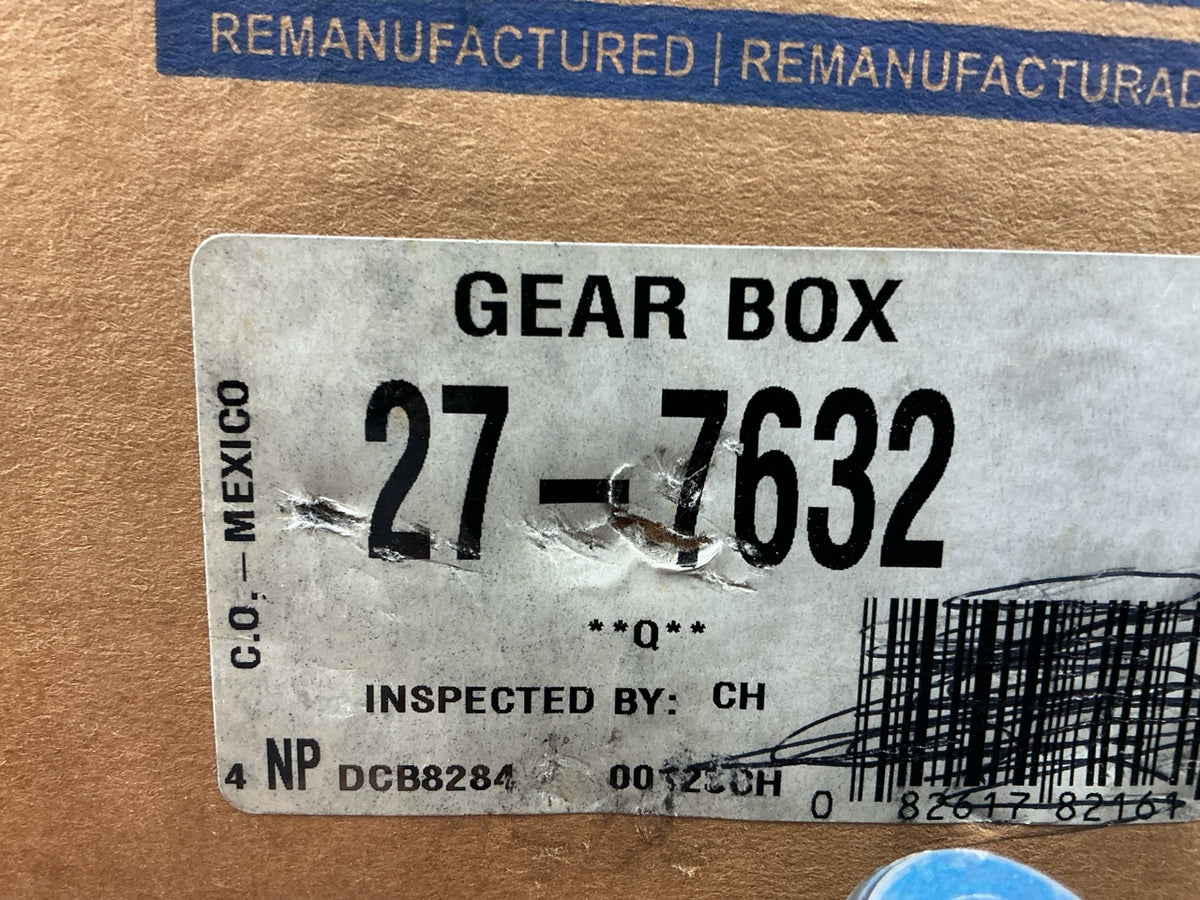 REMAN. Cardone 27-7632 Steering Gear Box