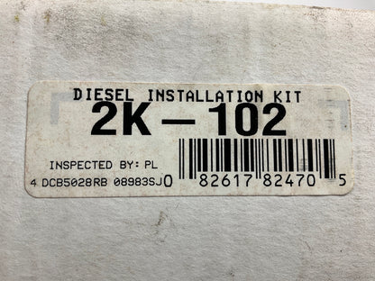 Cardone 2K-102 Diesel Injector Installation Install Kit Services 8 Cylinders