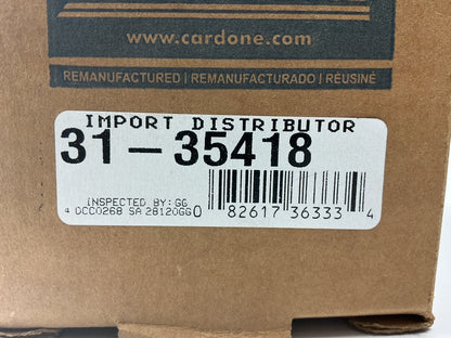 REMAN. Cardone 31-35418 Distributor T2T52471B - 1991-1996 Ford Escort DOHC 1.8L