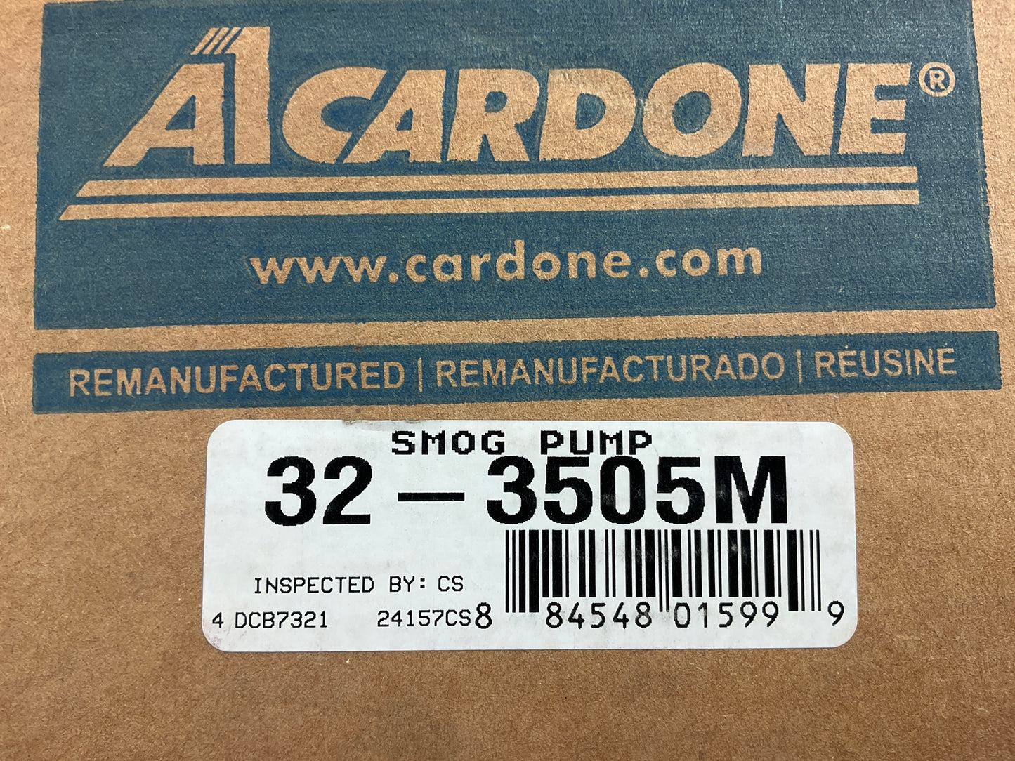 REMAN. Cardone 32-3505M Secondary Air Injection Pump 2007-08 Buick Lucerne 3.8L