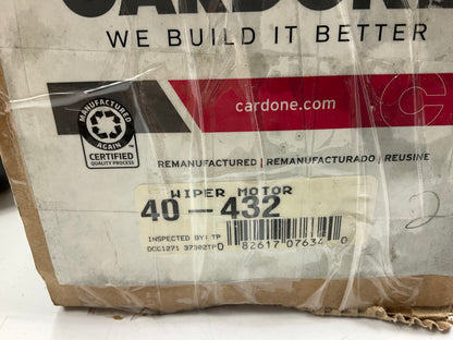 REMAN. Cardone 40-1046 Windshield Wiper Motor