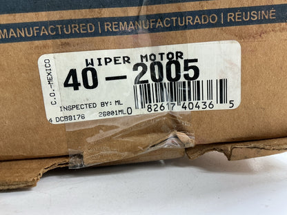 REMAN. Cardone 40-2005 Front Windshield Wiper Motor