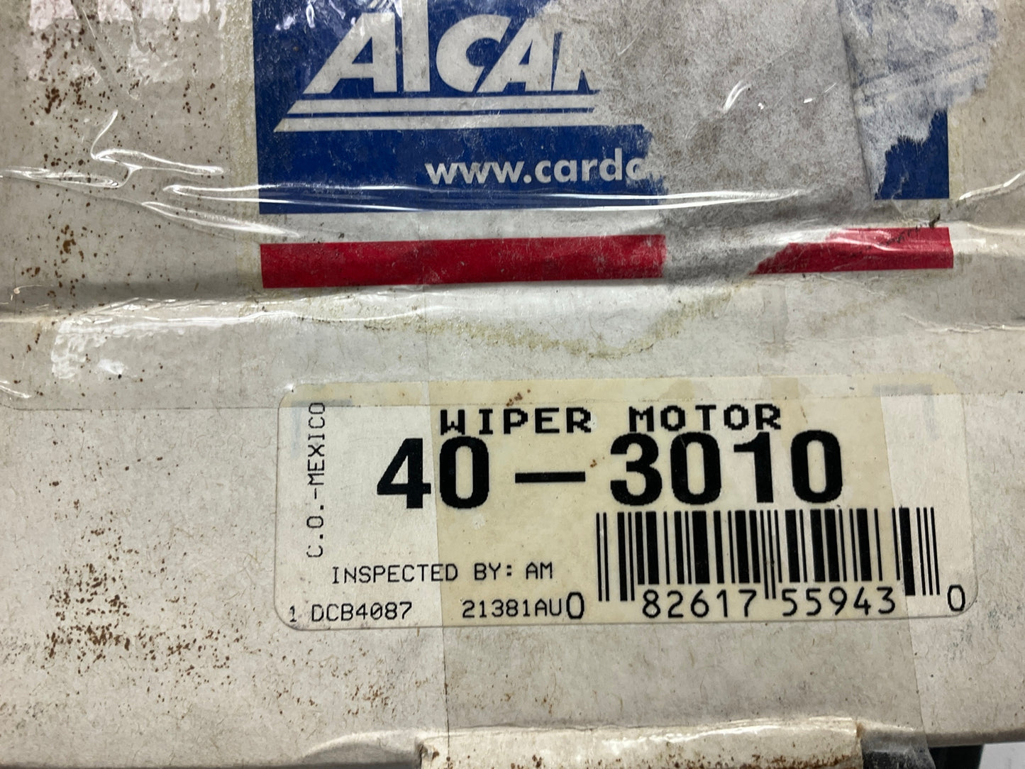 REMAN. Cardone 40-3010 Windshield Wiper Motor