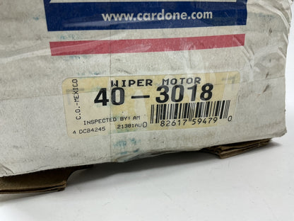 REMAN. Cardone 40-3018 Rear Back Glass Wiper Motor On Rear Liftgate