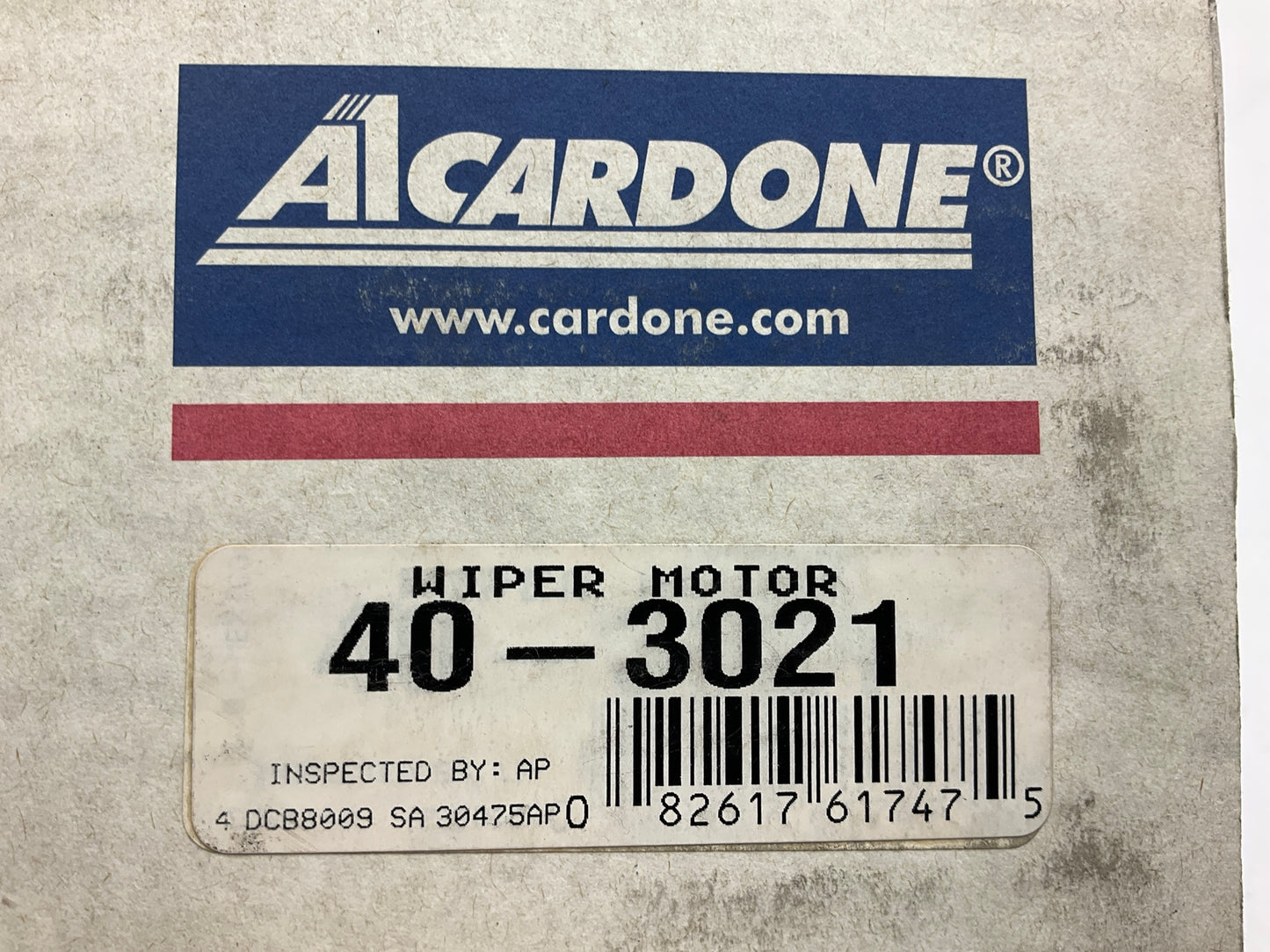 REMAN. Cardone 40-3021 Windshield Wiper Motor For 1997-2001 Plymouth Prowler
