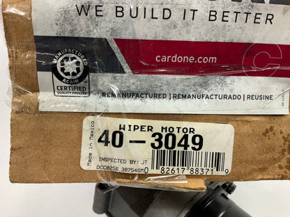 REMAN. Cardone 40-3049 Front Windshield Wiper Motor