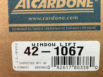 Cardone 42-1067 Rear Right Power Window Motor - 2003-2006 Tahoe, Yukon, Suburban