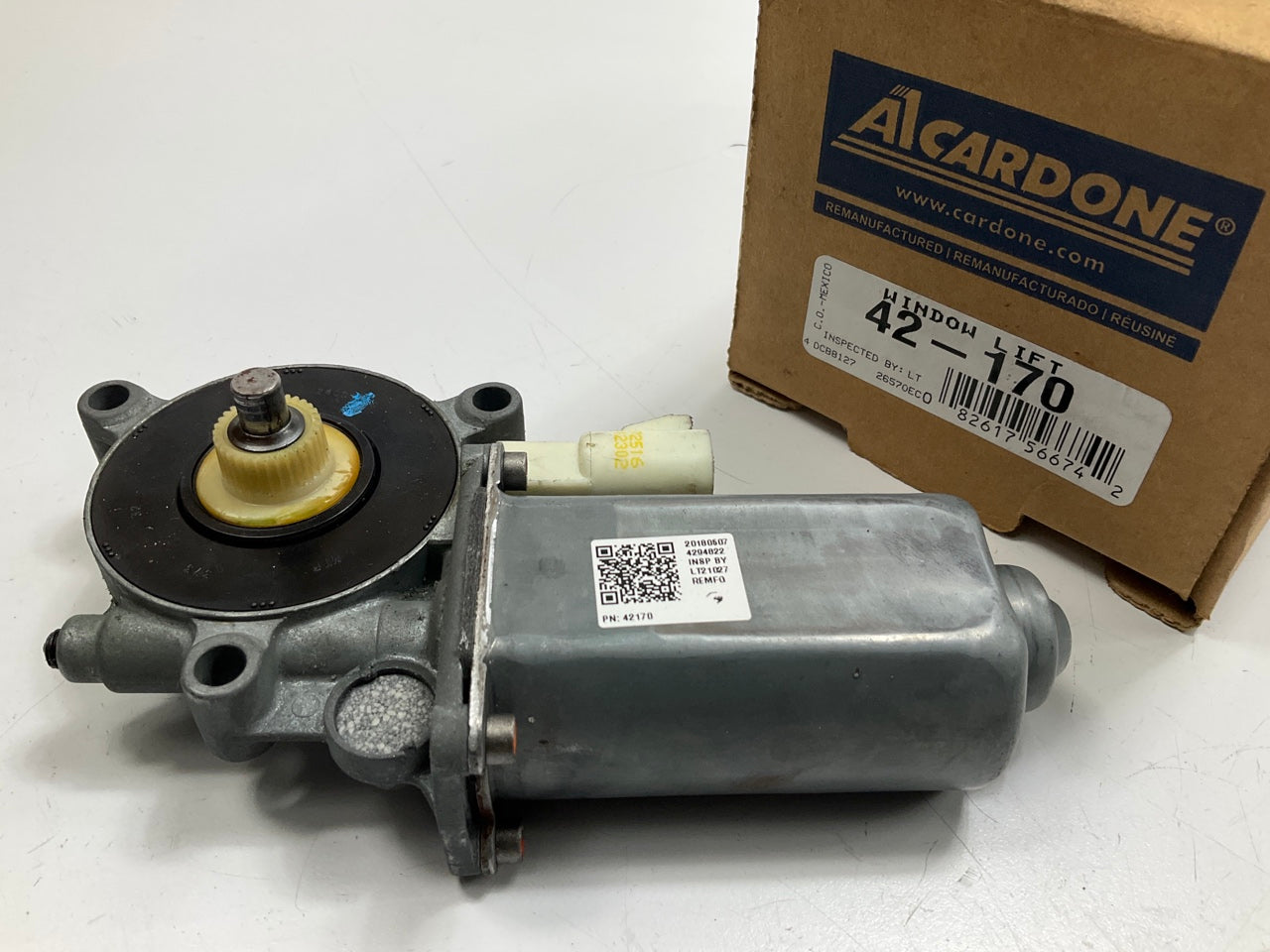 REMAN. Cardone 42-170 Front Right Power Window Motor - 2000-2004 Buick LeSabre