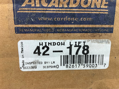 REMAN. Cardone 42-178 Left Power Window Motor