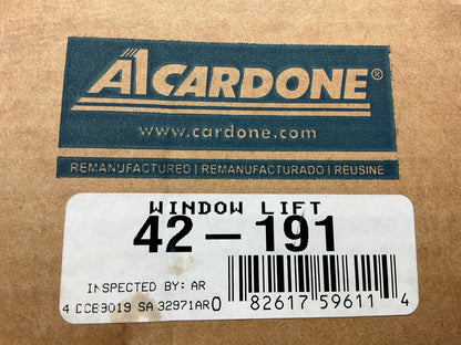 REMAN. Cardone 42-191 Rear Left Power Window Motor - 2000-2005 Saturn