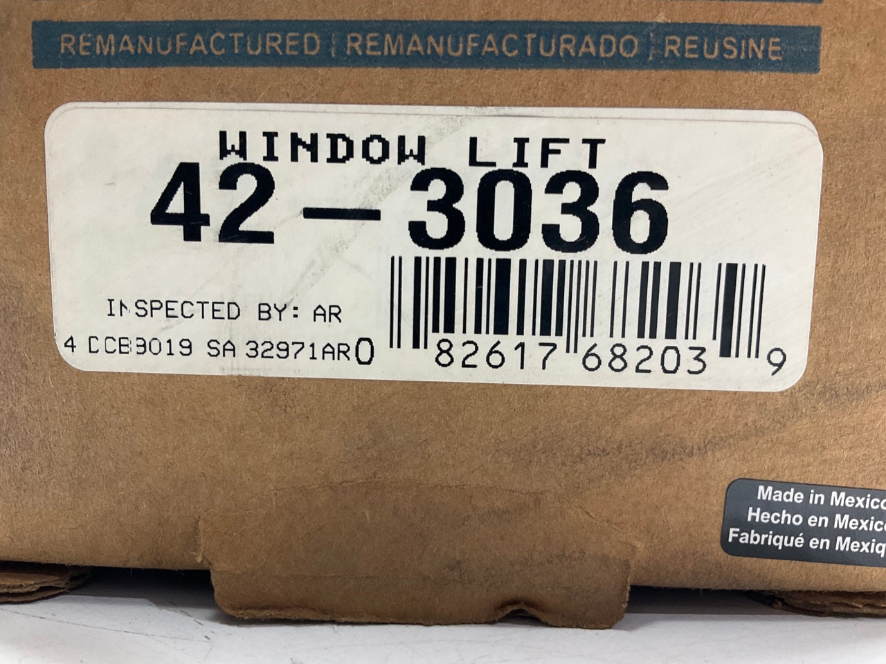 REMAN. Cardone 42-3036 Front Right Power Window Motor For 1998-2003 Ford Escort