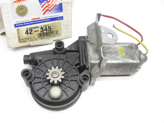 Cardone 42-345 Reman Power Window Motor - Front Left