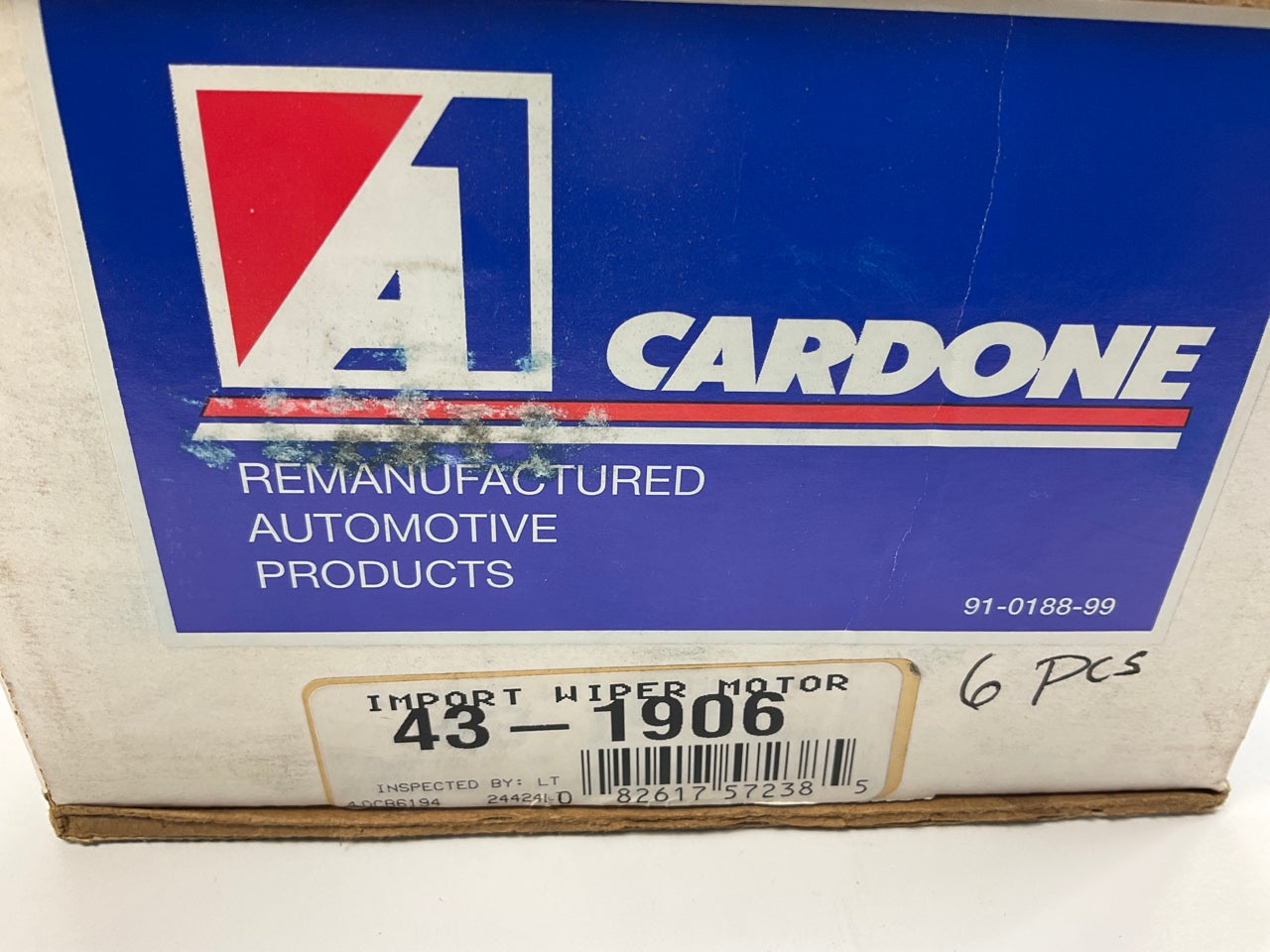 REMAN. Cardone 43-1906 Windshield Wiper Motor For 1986-1989 Saab 9000